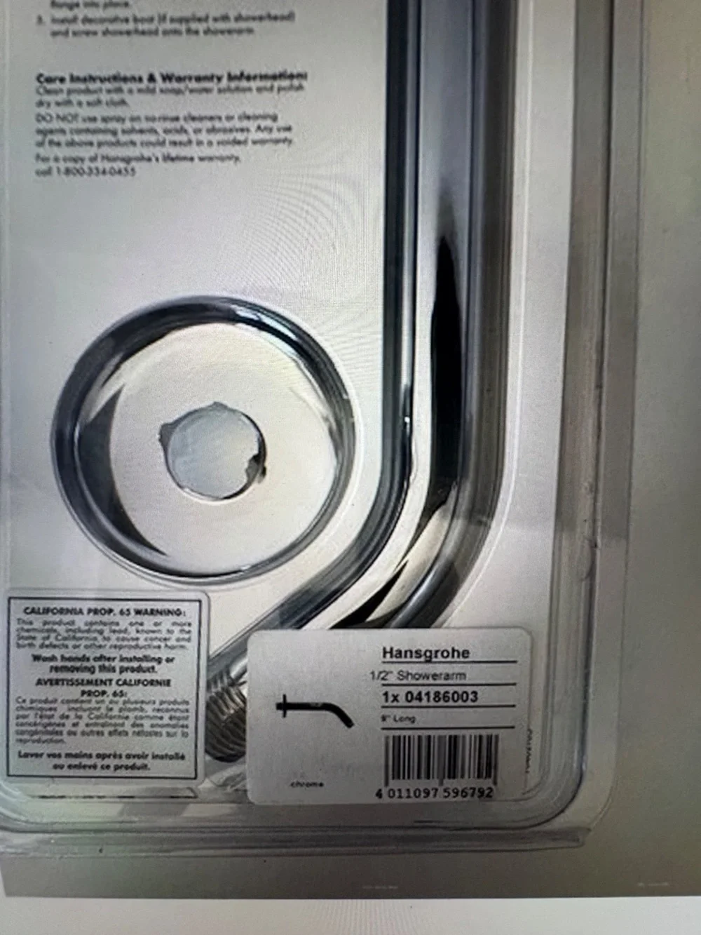 Hansgrohe 04186 Standart 9
